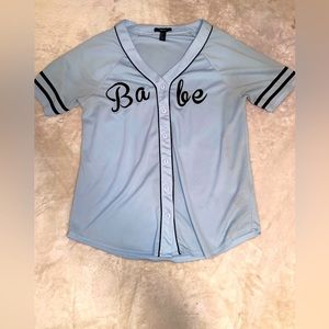 Forever 21 Babe Baseball Jeresey